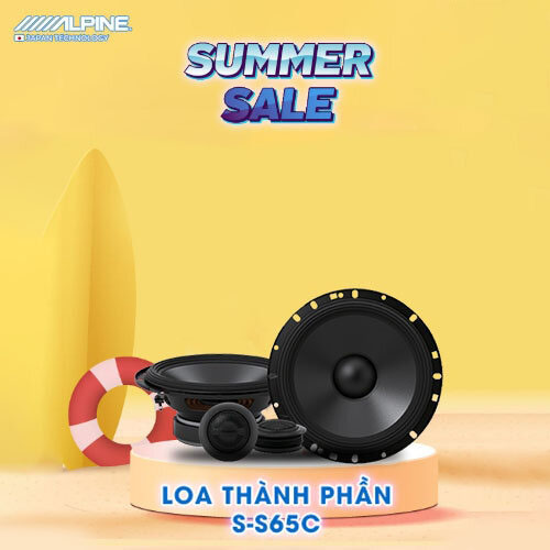 Combo Summer Sale Loa Xe Hơi Alpine S-Series và Loa Sub Gầm Ghế PWE-S800