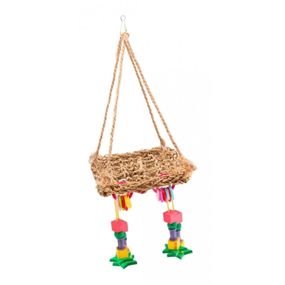Cage Hanging Bed Hammock Birds Chew Swing Toys for Bird Parrot Pet Budgie