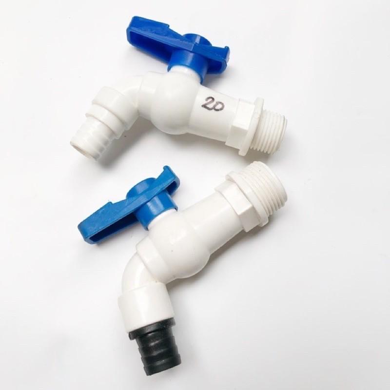 Vòi nhựa khoá nước u-pvc phi 21,27