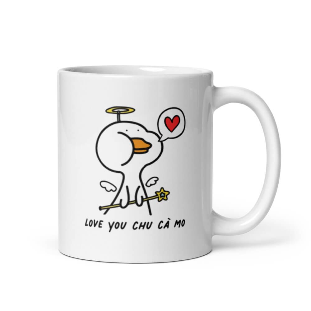 Ly Cốc sứ cao cấp hình Love you chu cà mo đáng yêu 2