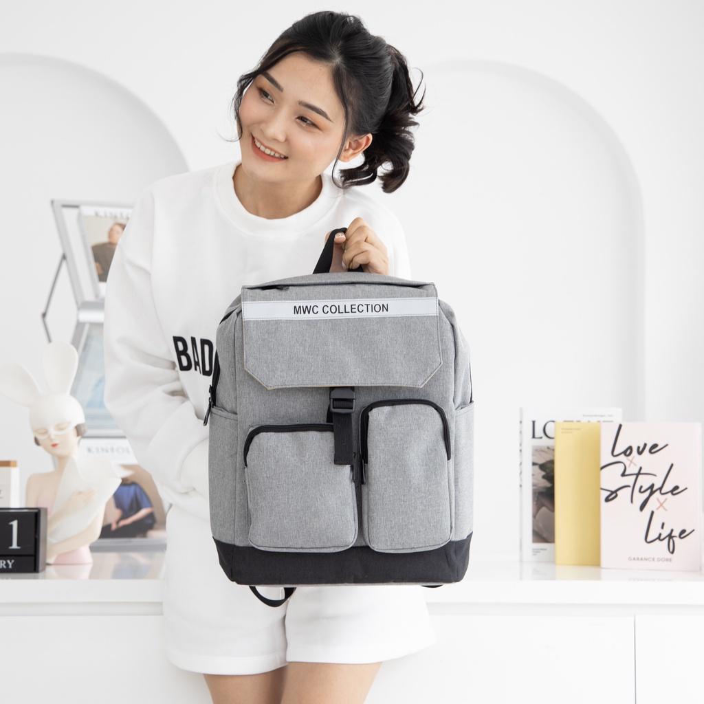 BA LÔ THỜI TRANG MWC BALO VẢI CHỐNG NƯỚC ĐỰNG LAPTOP ĐỒ DÙNG CÁ NHÂN SIÊU TIỆN ÍCH BALO- 1115