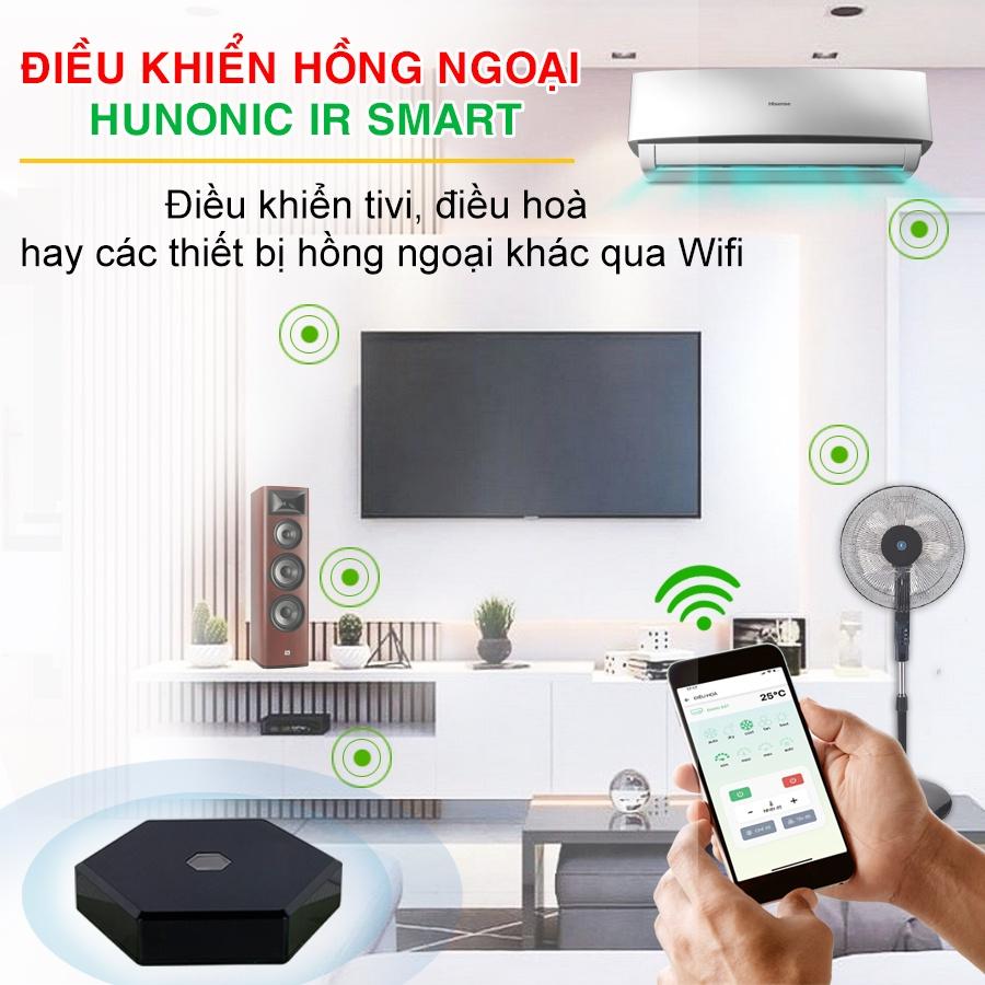 Công Tắc Điều Khiển Từ Xa Qua Điện Thoại Hunonic Lahu 4 kênh│Công tắc thông minh kết nối Wifi│ Hàng Việt