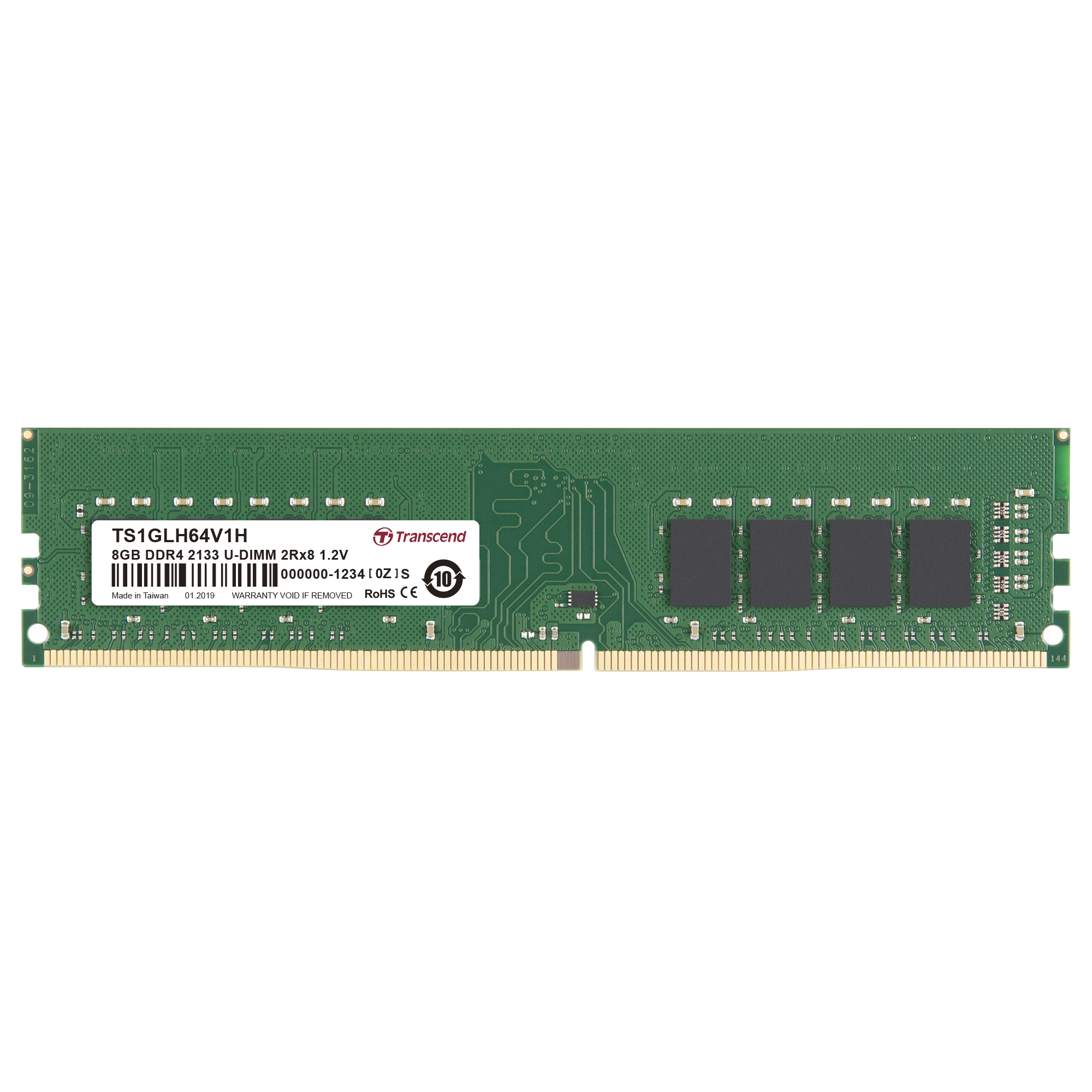 RAM PC Transcend 8GB DDR4 2133Mhz 2Rx8 (512Mx8)x16 CL15 1.2V Transcend - Hàng Chính Hãng