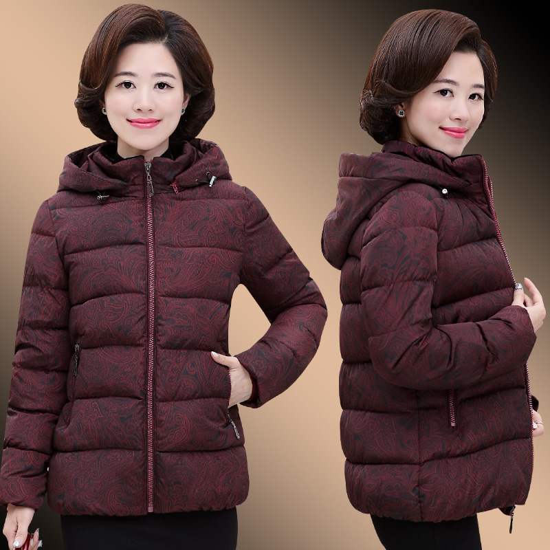 Áo Khoác Phao Cho Bà Cho Mẹ Giản Dị AK77 - Hàng Quảng Châu Cao Cấp