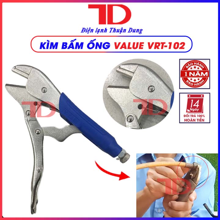 Kìm bấm ống VALUE VRT 102 hàng chính hãng