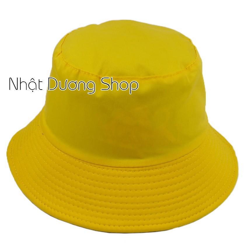 Nón bucket 2 mặt thêu hình trái tim I LOVE YOU, chất liệu vải Kaki bền chắc và hợp thời trang