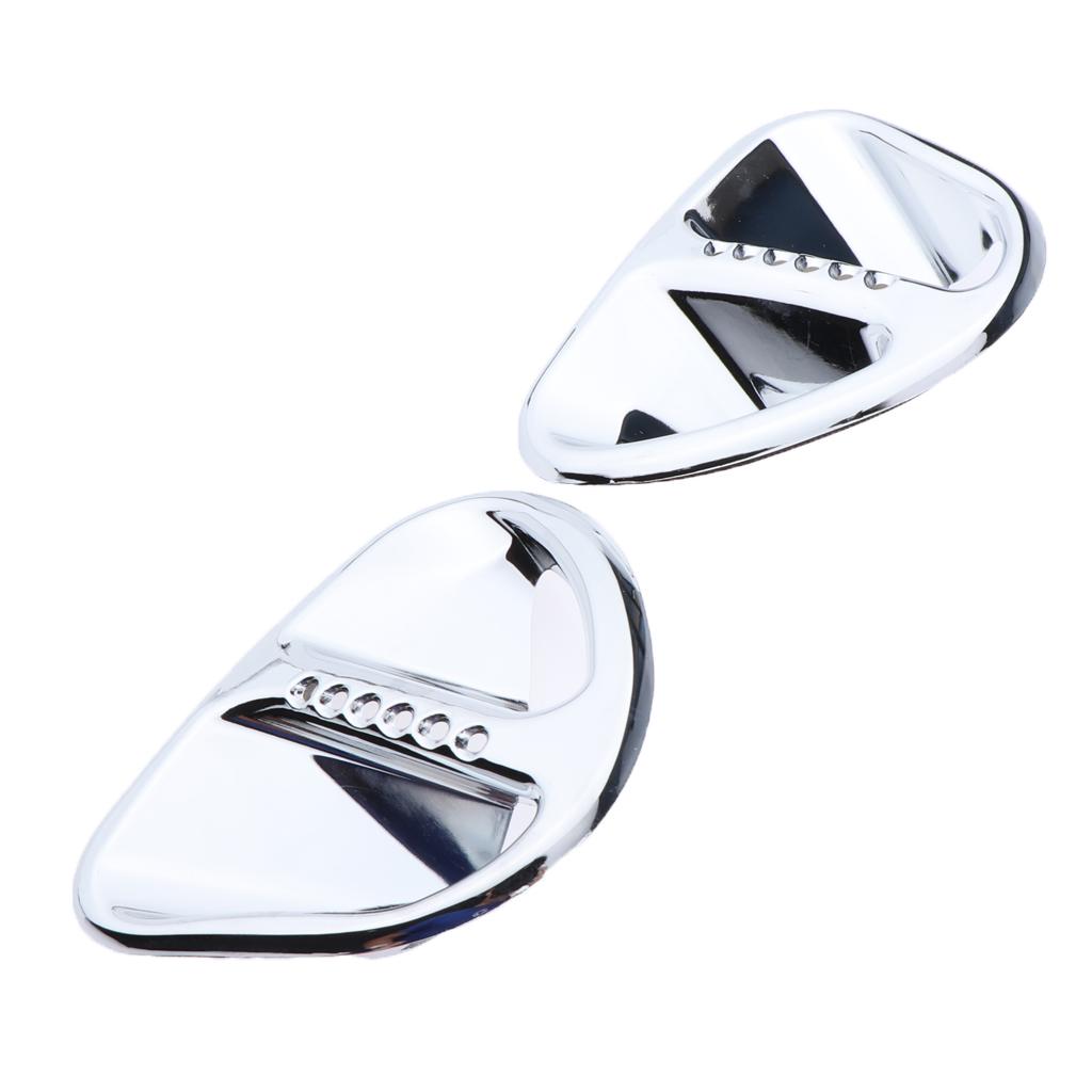 2 Chiếc Fairing Khe Hút Không Khí Dạng Lưới Tản Nhiệt Dành Cho Xe Honda Goldwing GL1800 Chrome