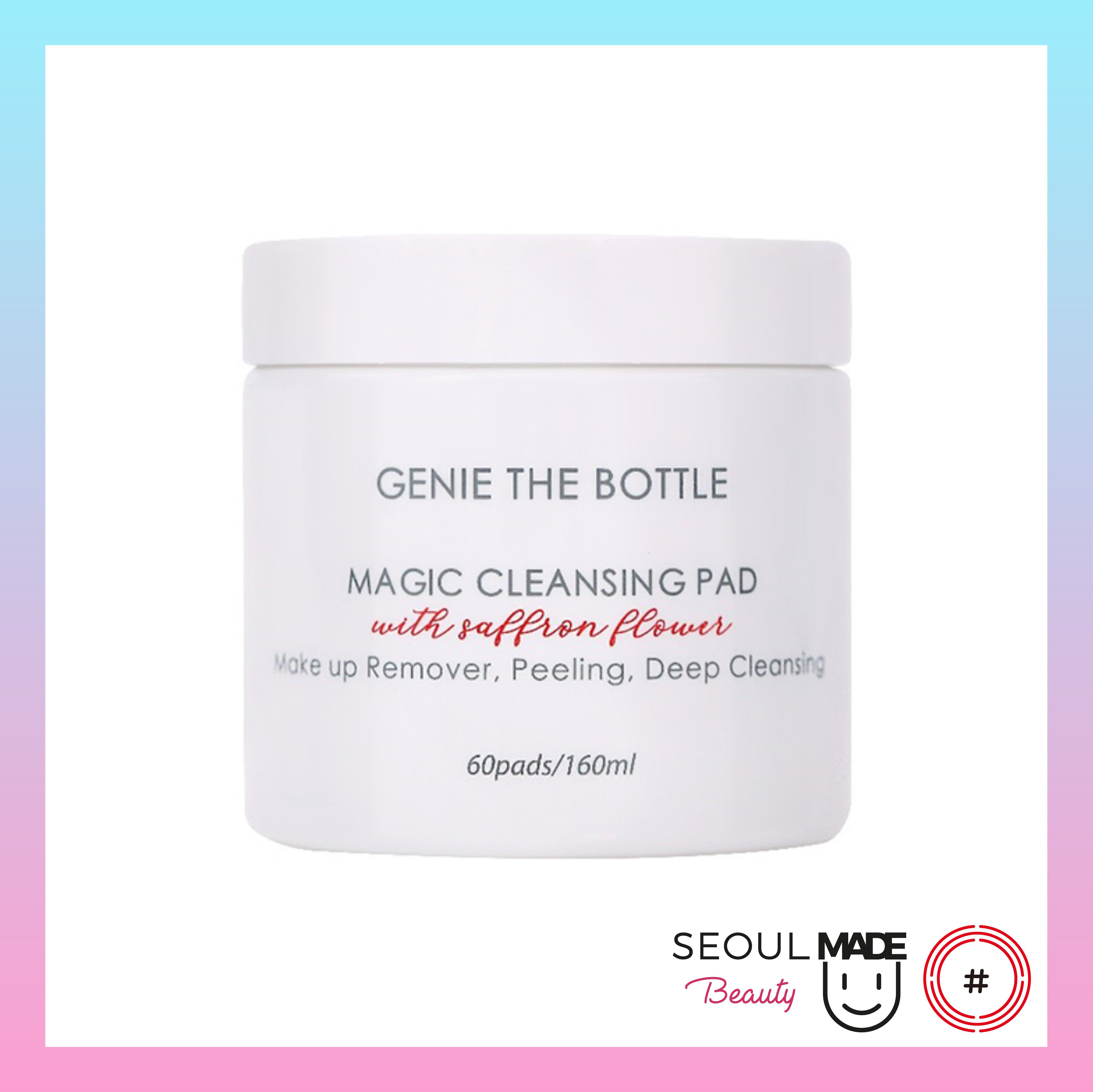 Miếng tẩy trang tẩy tế bào chết 2 trong 1 Genie The Bottle Magic Cleansing Pad