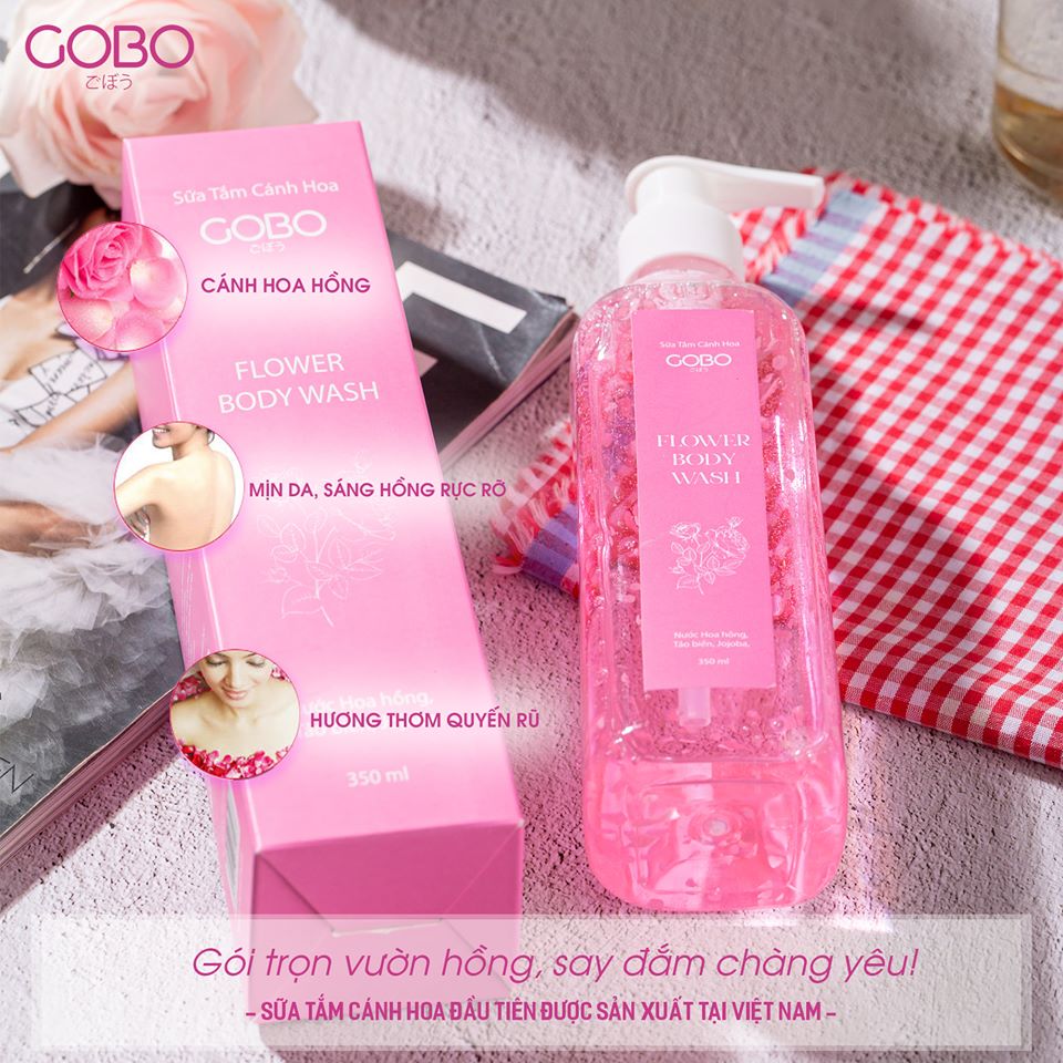 QUÀ TẶNG – COMBO SỮA TẮM CÁNH HOA VÀ NƯỚC HOA KHÔ GOBO - Tặng em cả vườn hoa hồng thơm ngát - Món quà từ COCAYHOALA