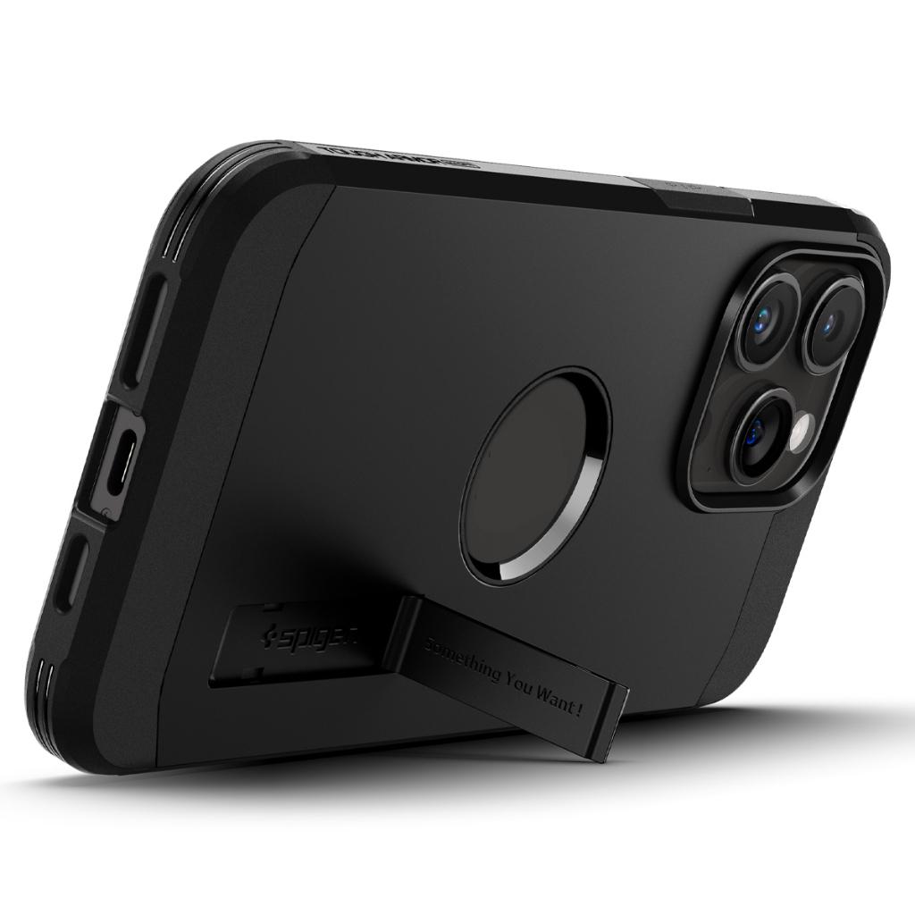 Ốp lưng cho iPhone 15 Pro Max Spigen Tough Armor Magfit tương thích sạc không dây - Hàng chính hãng