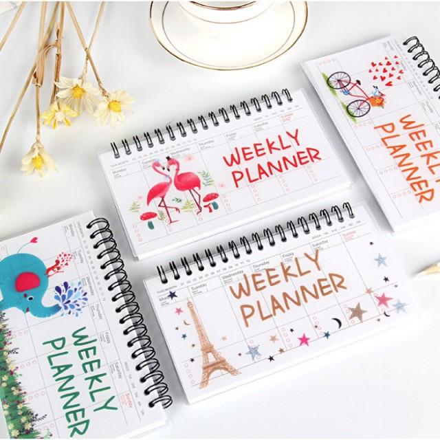 Sổ Kế Hoạch Tuần Valentine Tình Nhân Weekly Planner Ghi chú Giấy Note