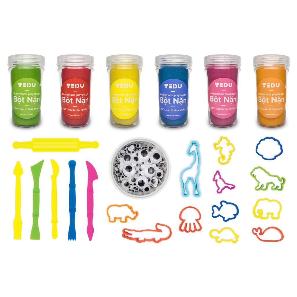 Đất Nặn Bột Nặn An Toàn TEDU - SET ĐỘNG VẬT