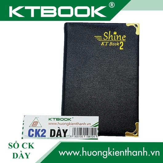 Gói 2 cuốn Sổ ghi chép Bìa Da Đen cao cấp KT 2 dày dòng kẻ ngang khổ 8 x 12 cm - 140 trang