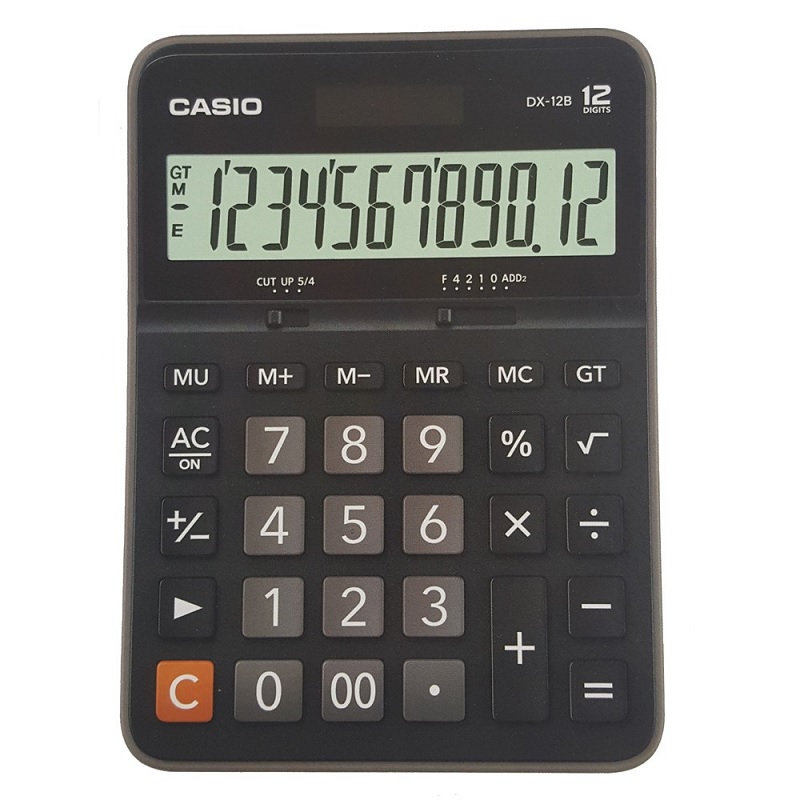 Máy tính Casio DX-12B, Bảo hành 7 năm - Hàng chính hãng Bitex