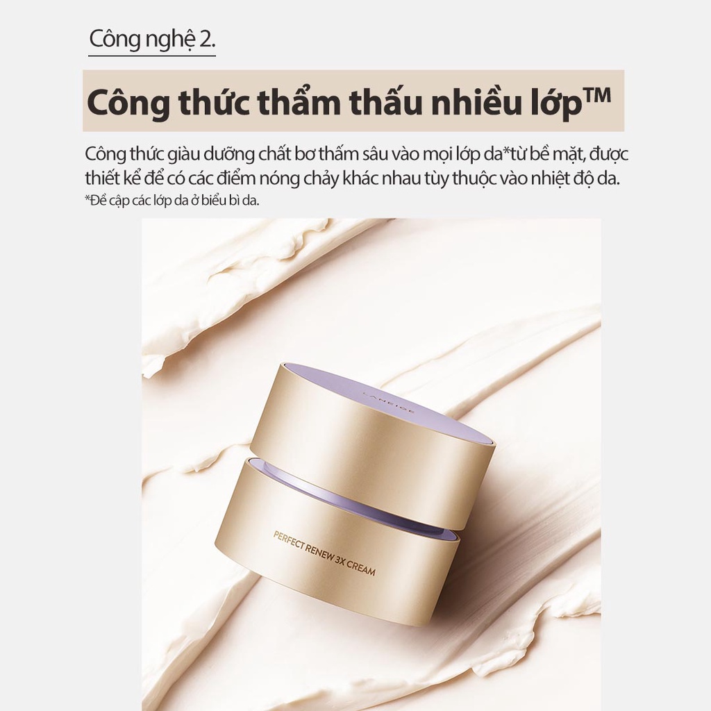 Kem dưỡng chống lão hóa Laneige Perfect Renew 3X Cream 50ml