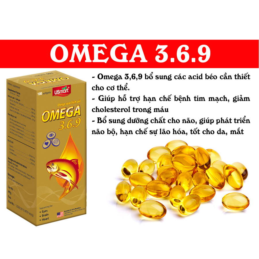 Thực Phẩm Chức Năng Viên nang mềm Bổ sung Omega 3-6-9 Sirio Pharma (100 viên)