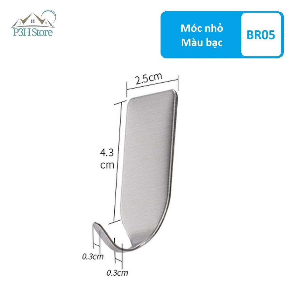 1 cái Móc Inox SUS304 Treo Quần Áo Sử Dụng Keo Dán 3M Để Dán Vào Tường Phòng Tắm, nhà bếp