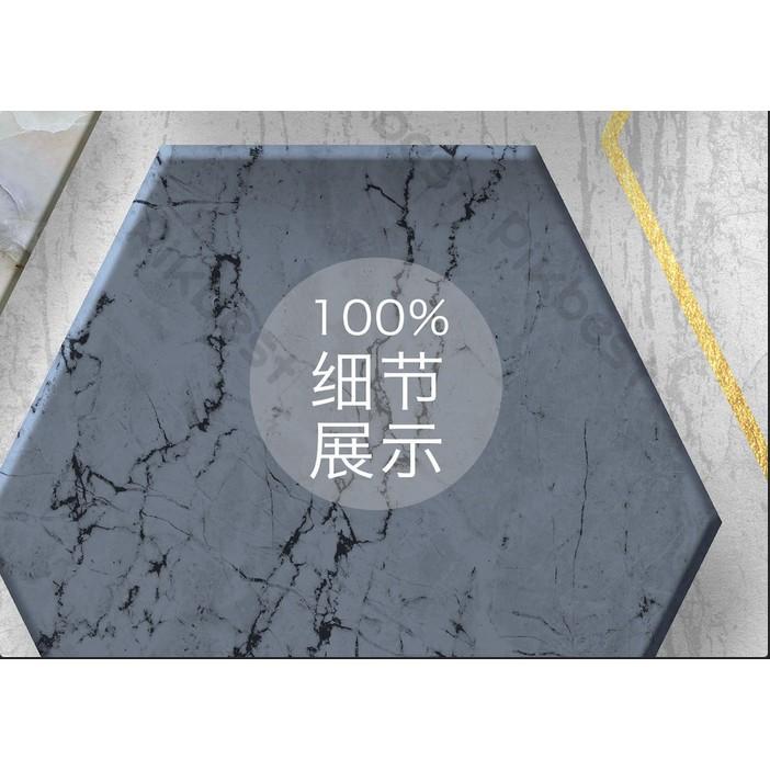 Tranh dán tường Phong cách Bắc Âu khối hình đa sắc màu, Tranh dán tường 3d hiện đại MS1202493