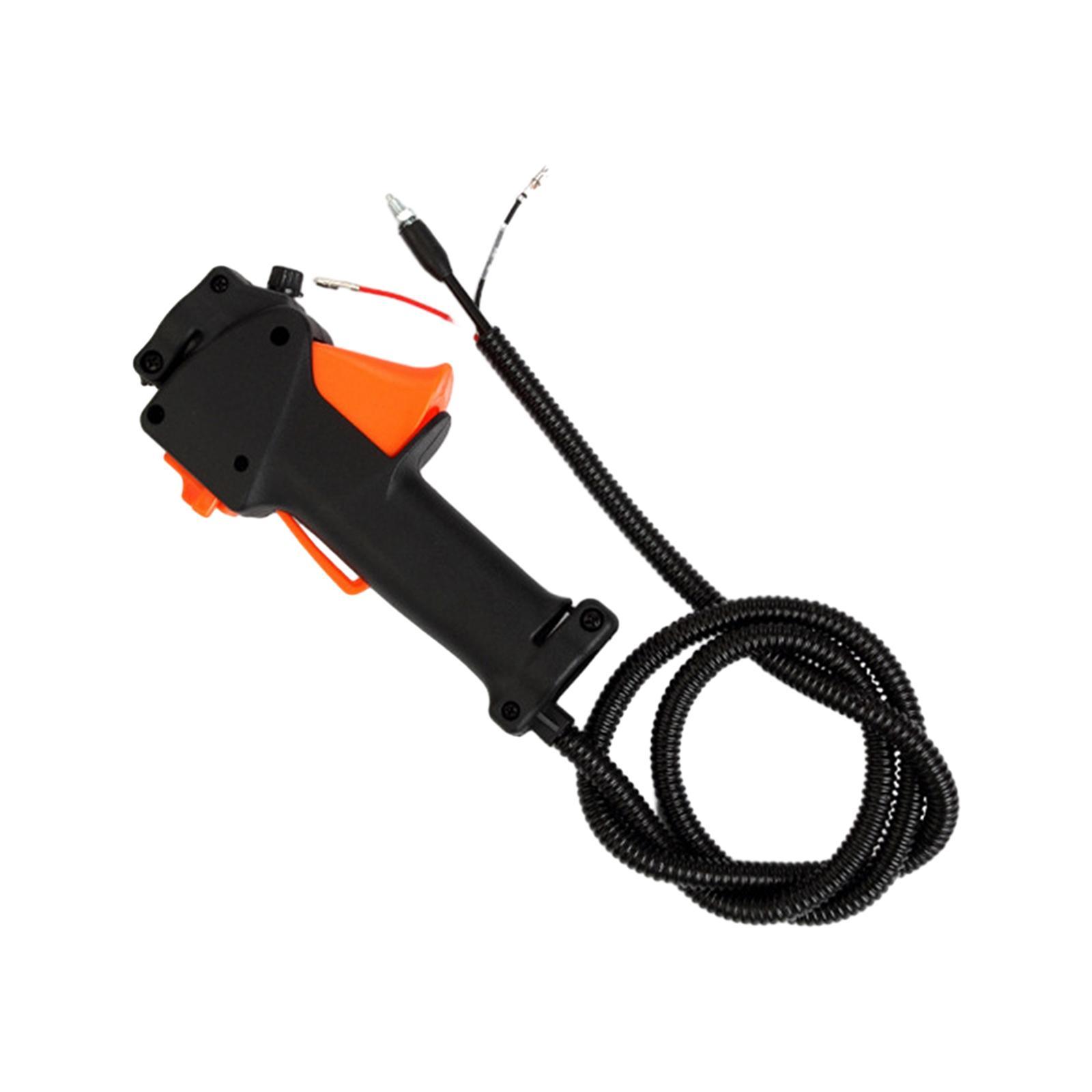 Brush Cutter Strimmer Handle Switch Throttle Cable for Backpack Grass Cutter