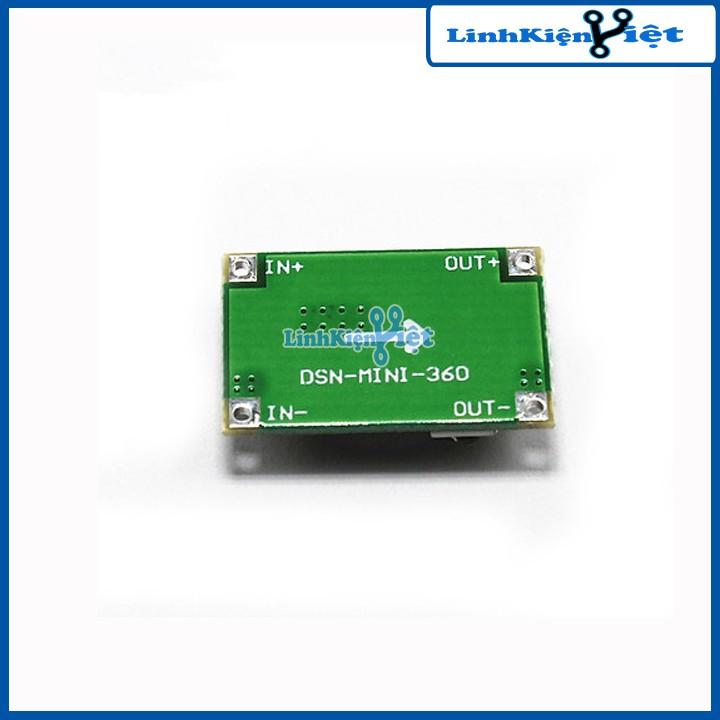 Module Buck DC-DC MÁY BAY LM2596 (IN 4.75~23VDC OUT 1-17V/3A) 96% MINI-360