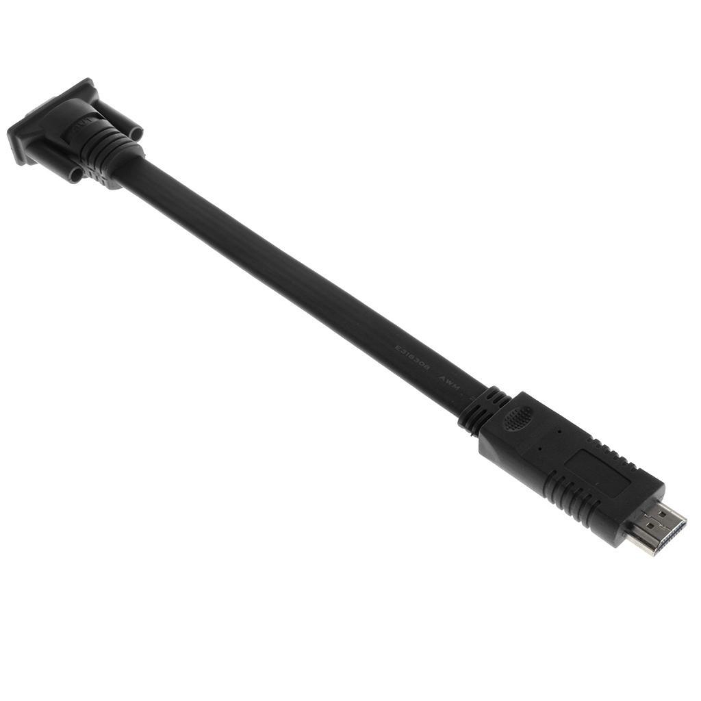 15cm HDMI TO VGA Adapter 1080P Converter Male To Male For PC Laptop HDTV