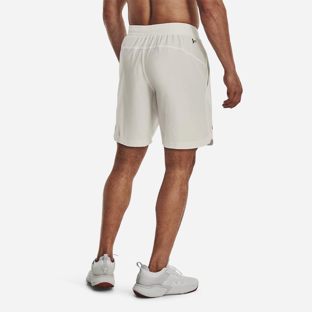 Quần ngắn thể thao nam Under Armour Project Rock Woven - 1377431-130