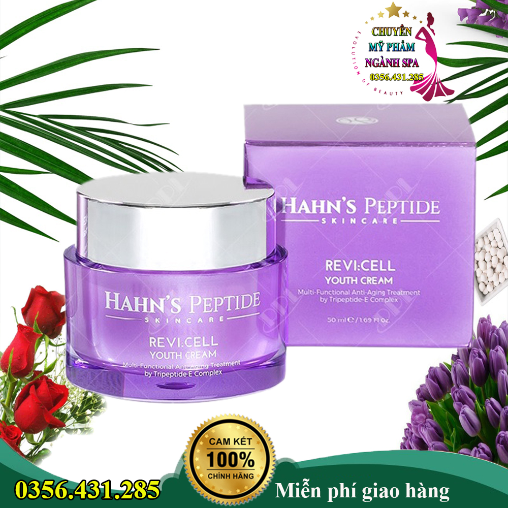 Kem nâng cơ, trẻ hóa Hahn tím- Hahn's peptide ultimate relief cream 50g