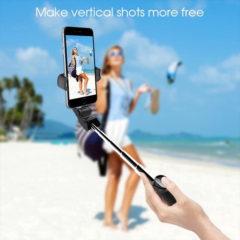 Gậy Chụp Ảnh Tự Sướng XT09S Có Gương Selfie Kèm 3 Chân Đứng Tripod Kết Nối Bluetooth