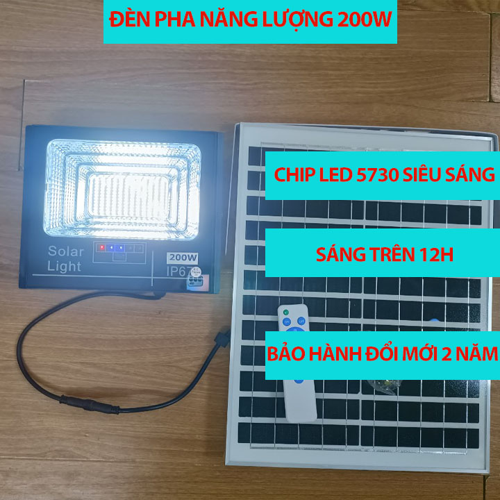Đèn Năng Lượng Mặt Trời 200w,300w,400w, Chip 5730.Đèn Cao Cấp, Siêu Sáng.Sáng Liên Tục 15h