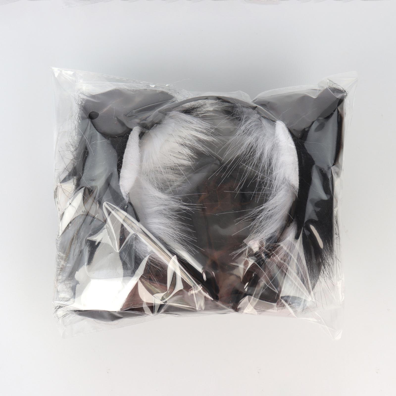 Ears and Tail Headdress Costume Accessories Lolita Cosplay Cat Ear Faux Gifts Ears Hair Clip Hair Hoop for Dance Performance Prom Kids