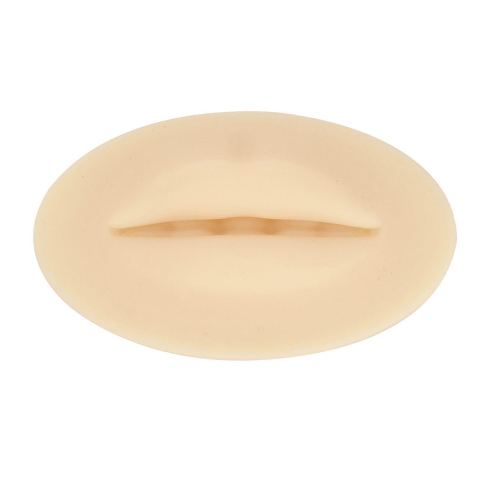 3D Practice Silicone Fake Lip Model Mouth Lip Model for  Artists