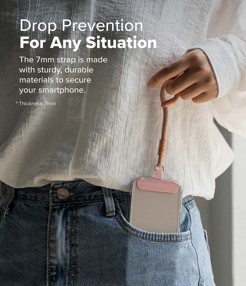 Dây đeo điện thoại RINGKE Holder Link Flow Finger Ring Strap - Hàng Chính Hãng