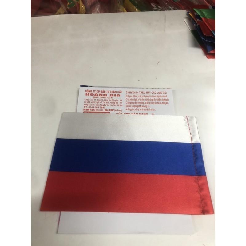 Quốc kỳ Nga để bàn 14x21cm