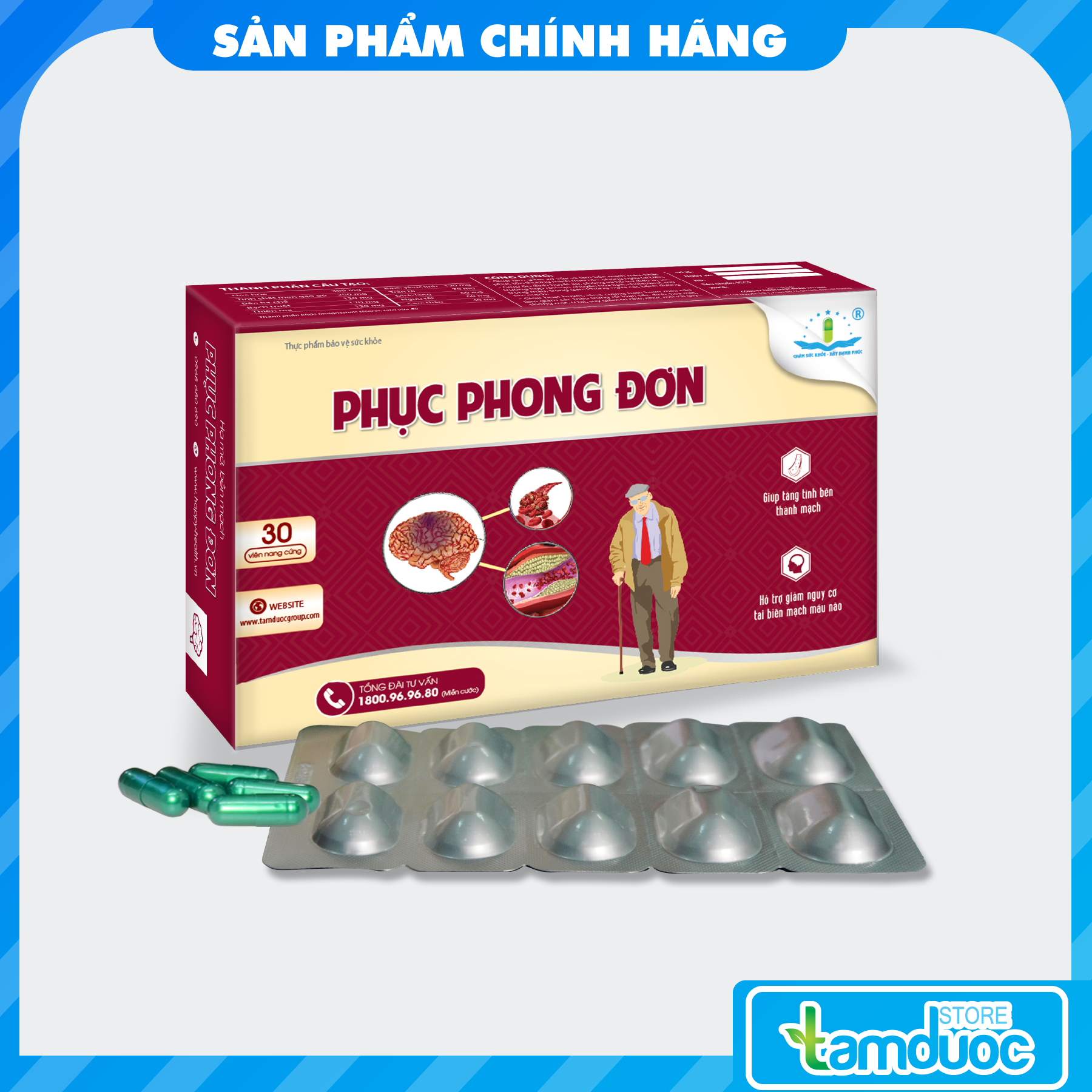 Phục Phong Đơn Hỗ trợ bền thành mạch, lưu thông máu và khôi phục di chứng sau tai biến mạch máu não