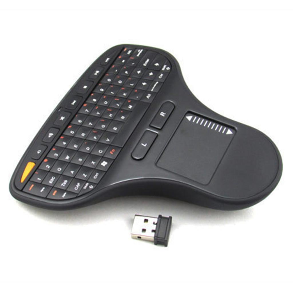 2.4G Mini Wireless Keyboard with Touchpad Remote Control for PC