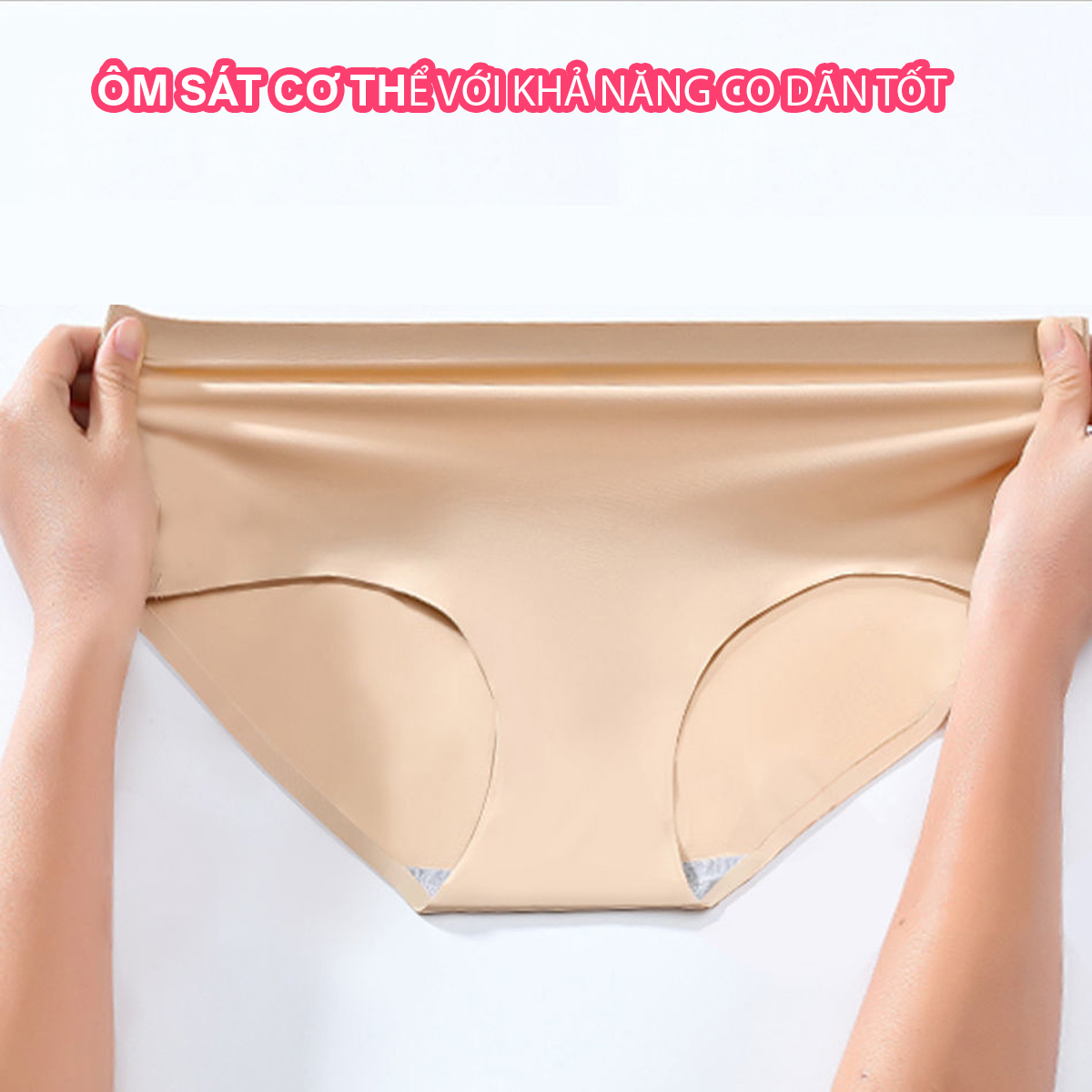 Hộp 5 quần lót nữ Su đúc không đường may không hằn viền - Quần lót nữ thông hơi siêu mát