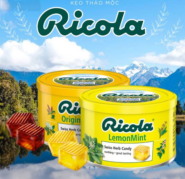 Kẹo Ricola Thụy Sĩ Thảo Mộc100g - Original