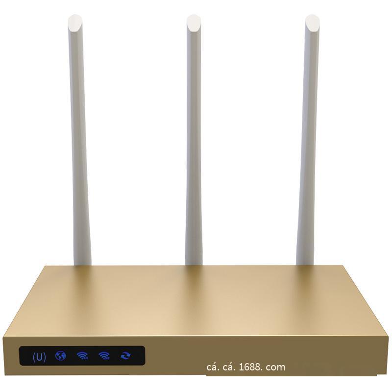 Bộ định tuyến tốc độ gigabit tần số kép tốc độ cao dành cho gia đình phong cách mới nhất định tuyến không dây nâng cao công suất cao ba ăng-ten xuyên tường của vua
