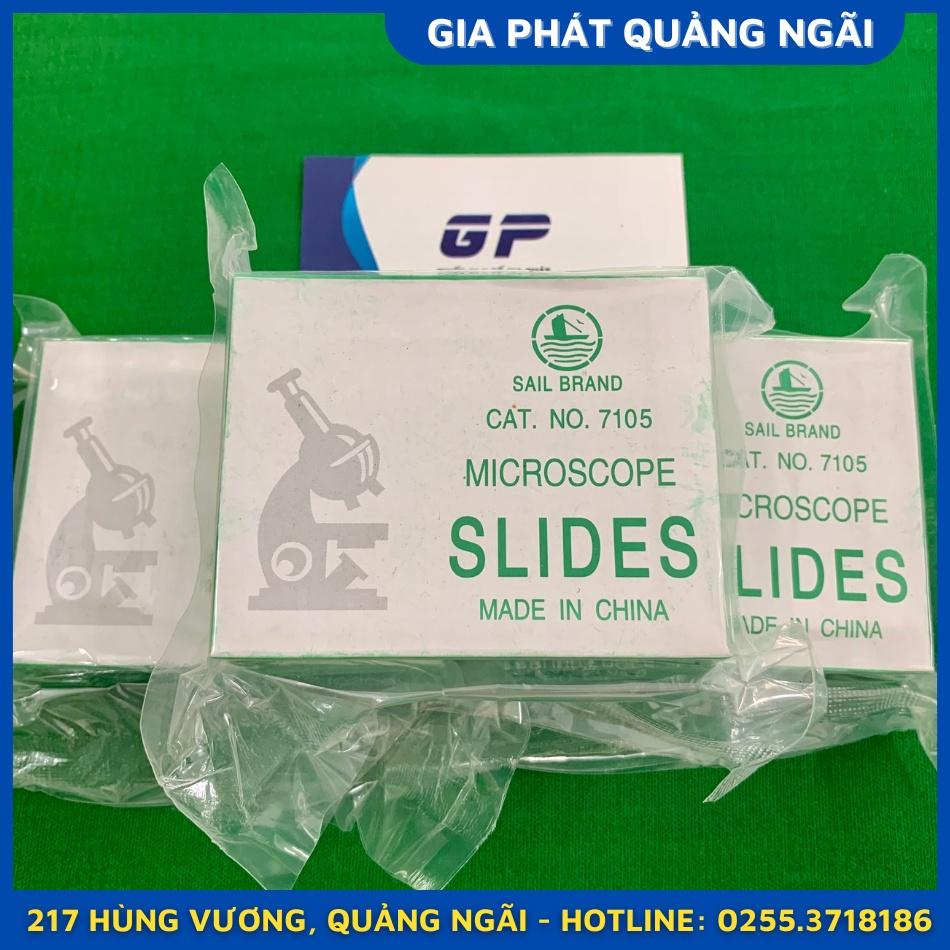 LAM KÍNH HIỂN VI NHÁM 7105 DÙNG MỘT LẦN MICROSCOPE SLIDES (HỘP 50 CÁI)