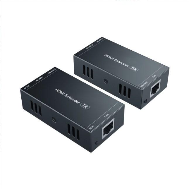 Bộ Chuyển dùng dây Lan thành HDMI (chống nhiễu, hỗ trợ CAT6 60m) ️ FREESHIP ️