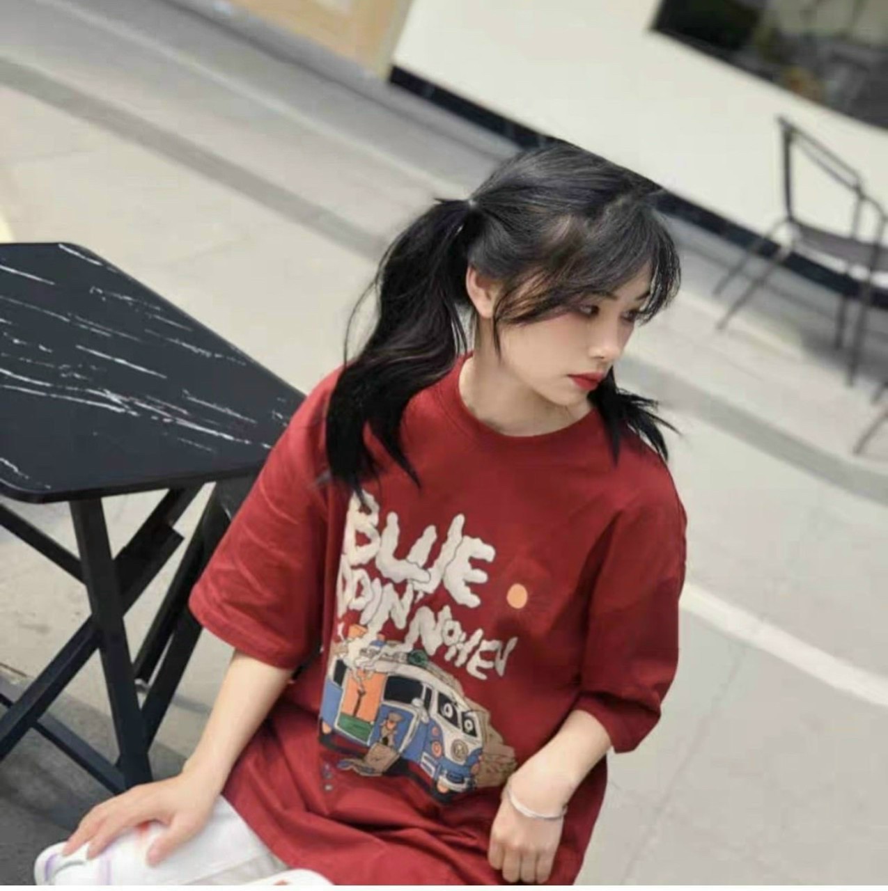 Áo thun nữ unisex Bảo Bảo Store chất thun mịn form rộng cool ngầu hot hit 2022
