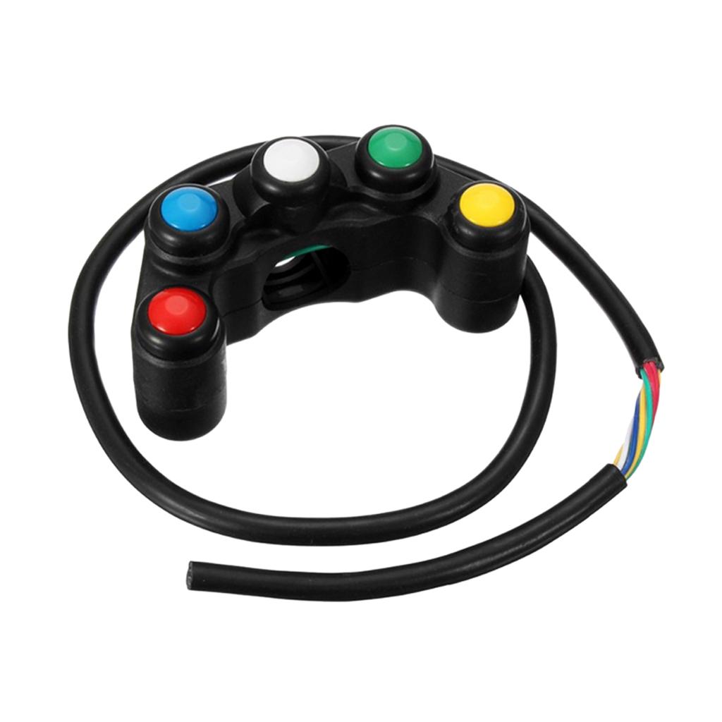 Universal Waterproof 22mm 7/8'' Handlebar Push Button Switch On/Off
