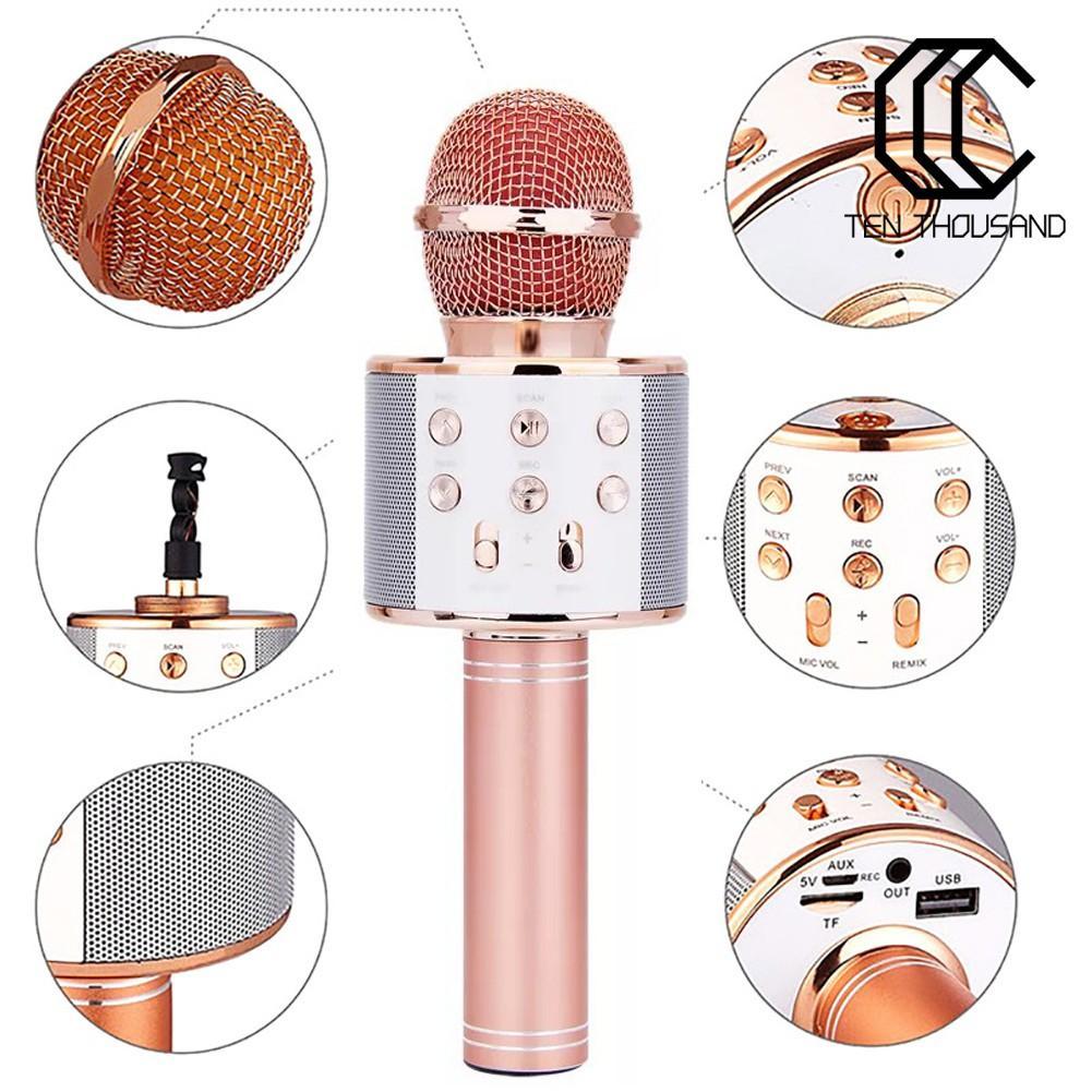 Micro Bluetooth Không Dây Hát Karaoke T ~ Ws858