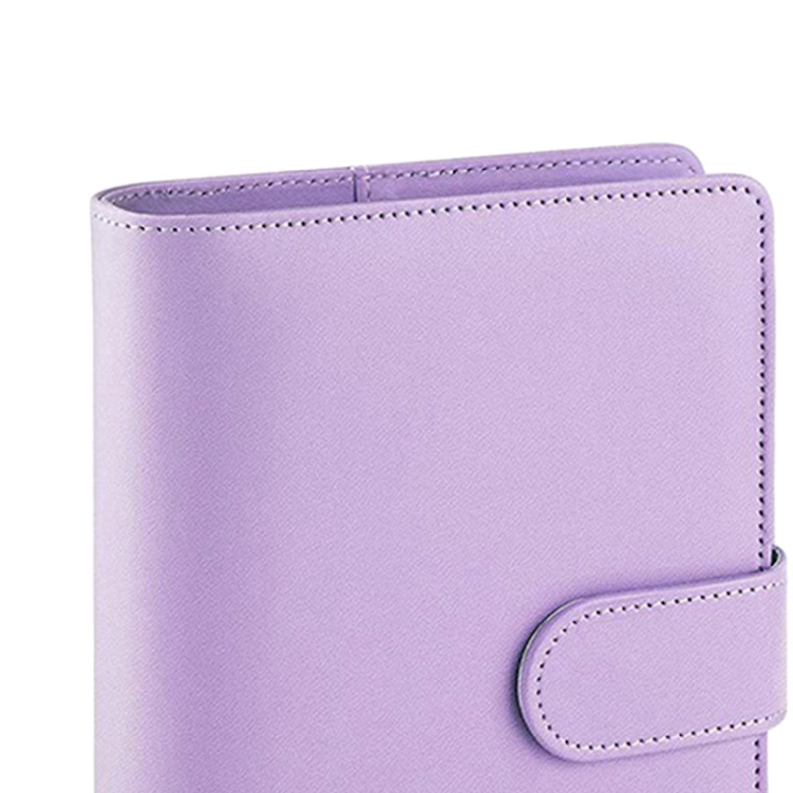 Bill Notebook Financial Organizer Personal Expense Clear Binder Envelopes Portable Finance