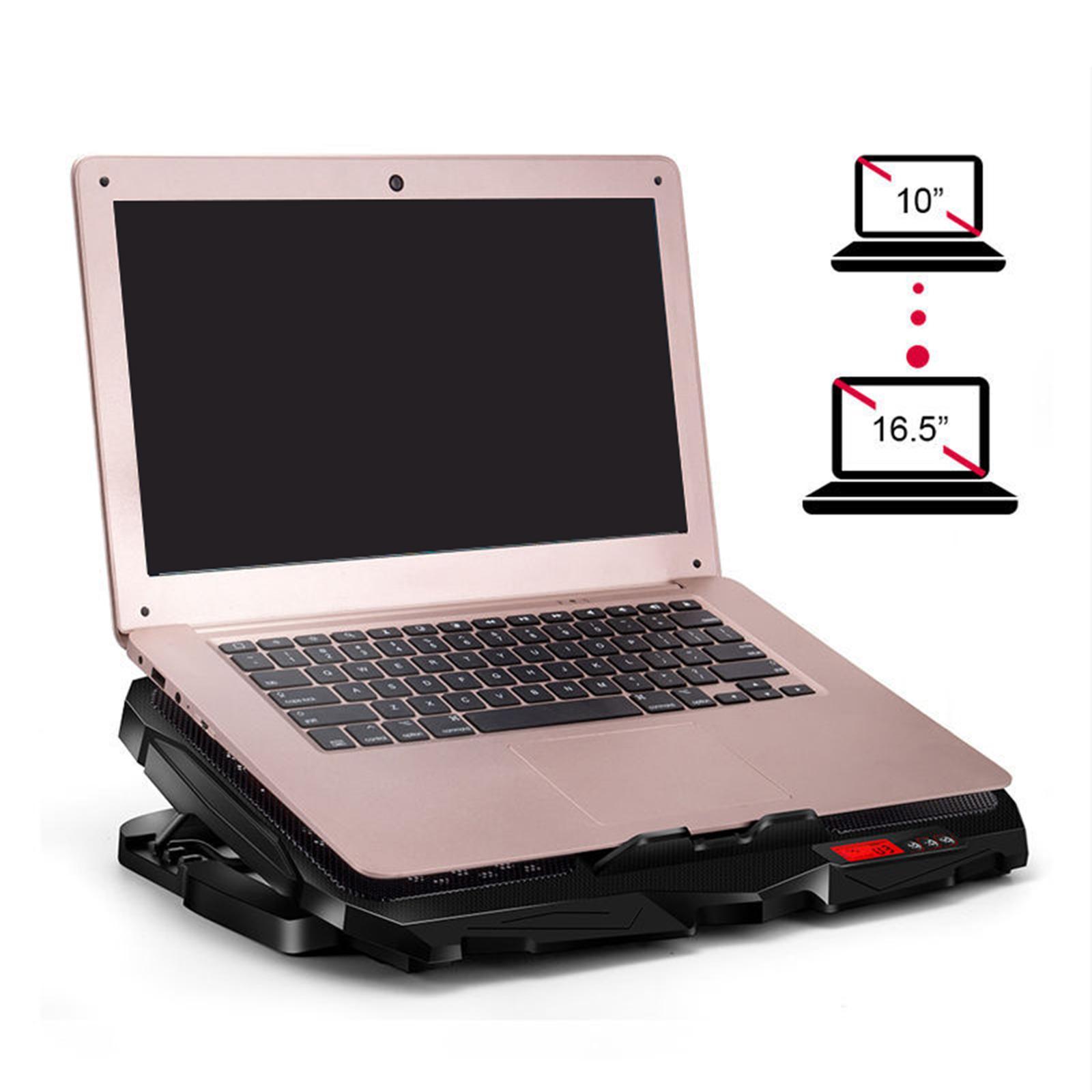 Gaming Laptop Cooler Stand Cooling Pad LCD Screen -16.5 Inches