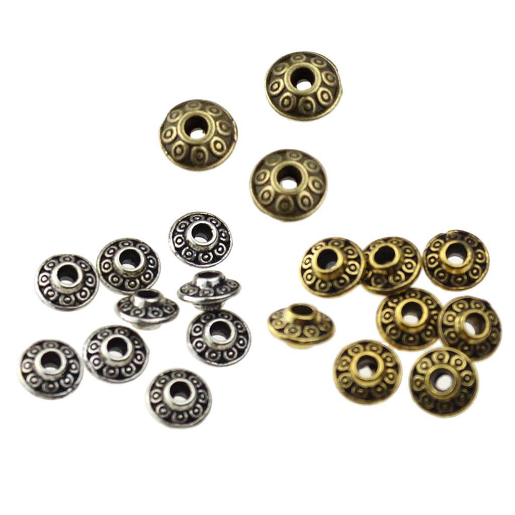 100Pcs  Style Spacer Beads Accessories DIY Jewelry Making