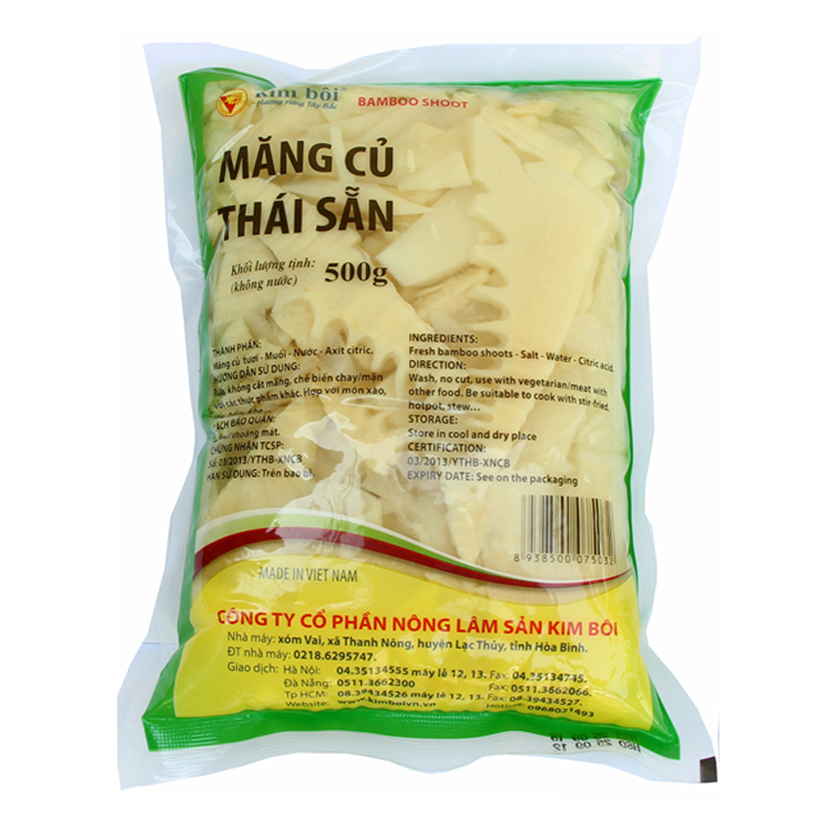 Măng Củ Thái Sẵn Kim Bôi 500g