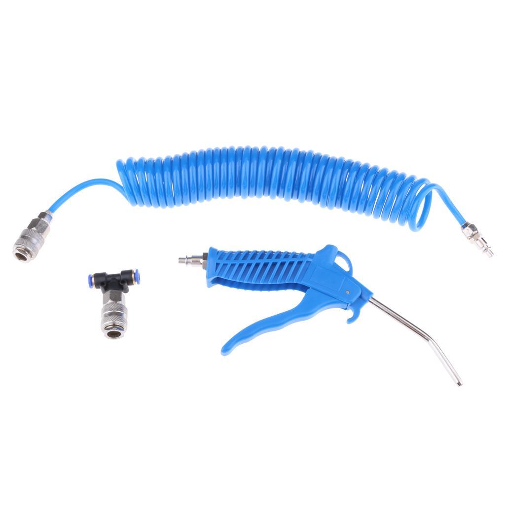 2 x Blow Gun Hose Set Cleaning Power Tool for Garages,Workshop,Car Mechanics
