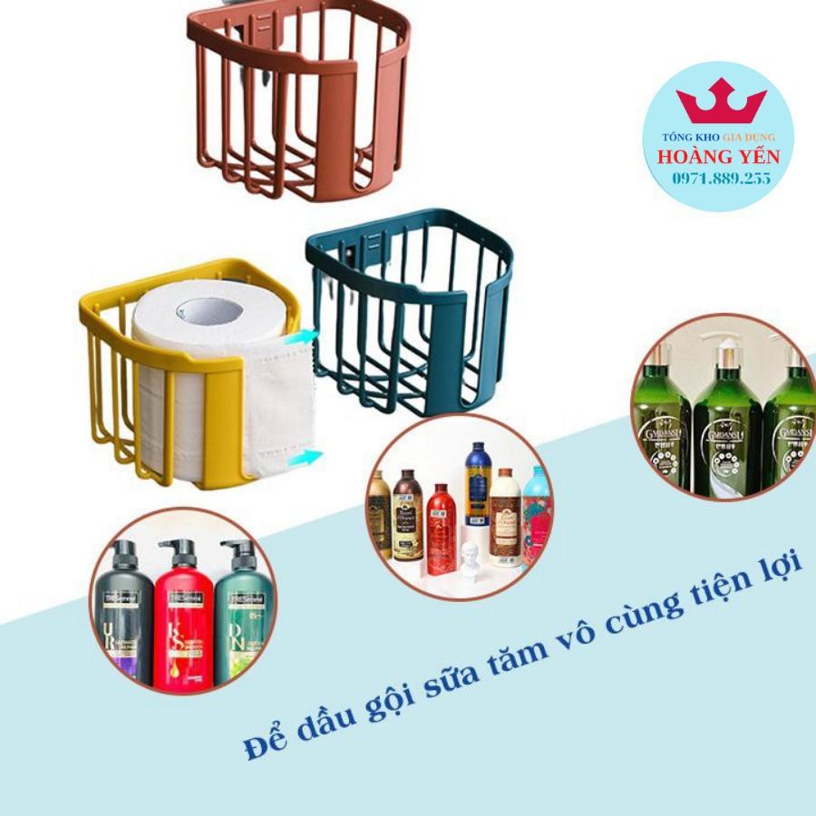 Giỏ đựng giấy vệ sinh dán tường hộp đựng giấy vệ sinh dán tường đa năng tiện lợi