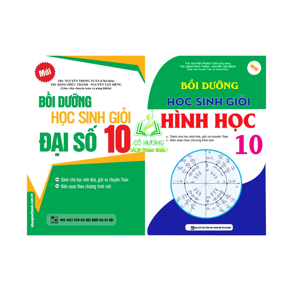Sách - Combo Bồi Dưỡng Học Sinh Giỏi Đại Số Hình Học 10 - KV